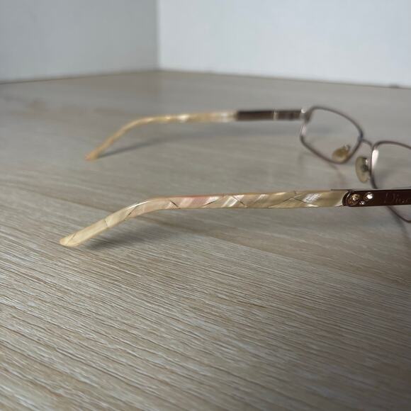 Christian Dior CD3707 TTN130 Eyeglasses Metal Frames Only Flex Hinge 52-14 - Picture 8 of 9